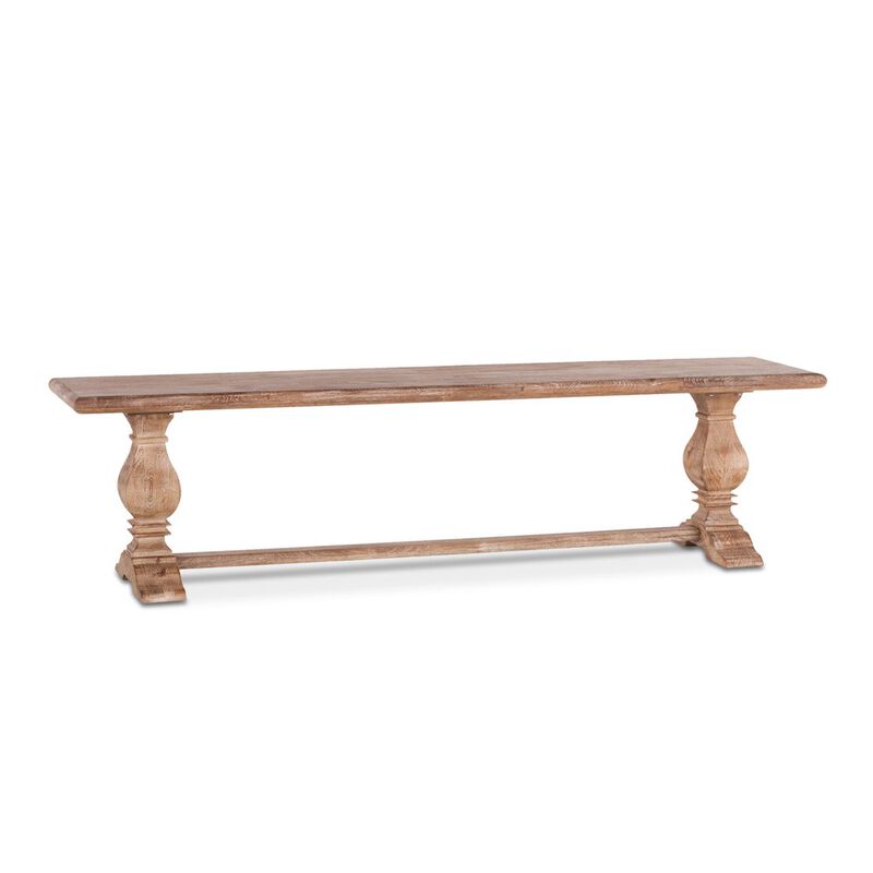 World Interiors Pengrove 72" Dining Bench in Antique Oak Finish image number 0