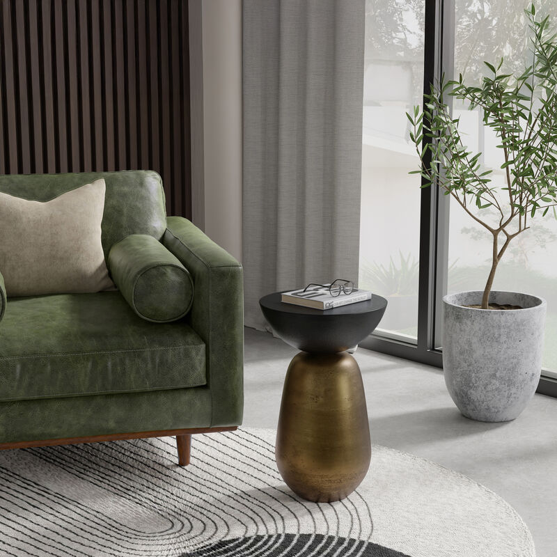 Simpli Home Clement Cast Aluminum Side Table image number 3