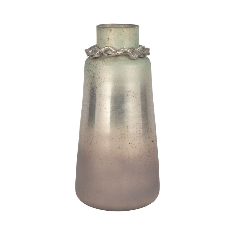 LUCASWICK Silver Glass Vase 17 image number 0