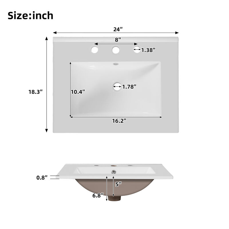 Merax Bathroom Vanity with Sink
