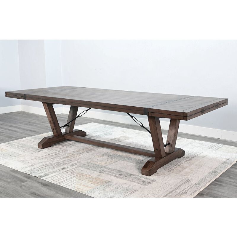 Sunny Designs Yellowstone Extension Table with Folding Leaves image number 2