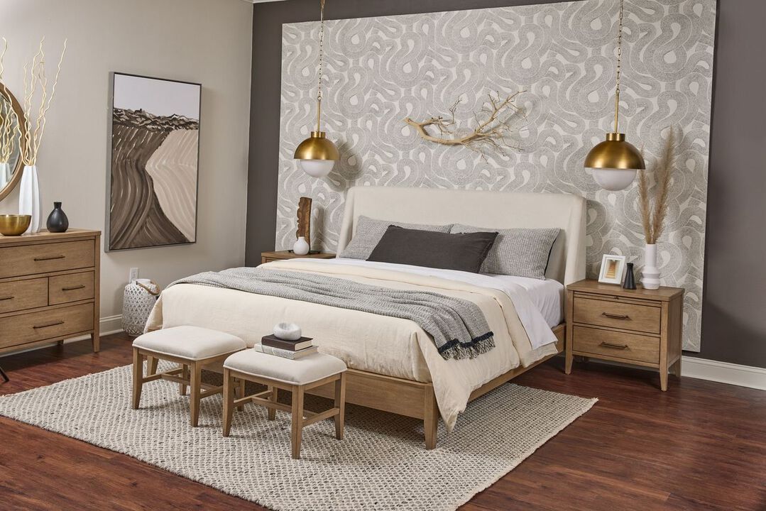 Olivia Queen Upholstered Bed