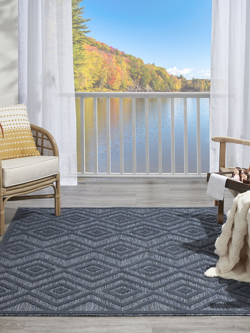 Versatile NRV01 Navy/Blue 4' x 6' Rug