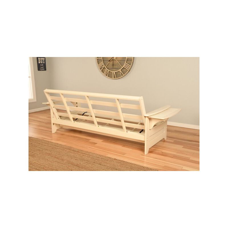 Phoenix Frame-Antique White Finish-Linen Stone Mattress image number 7