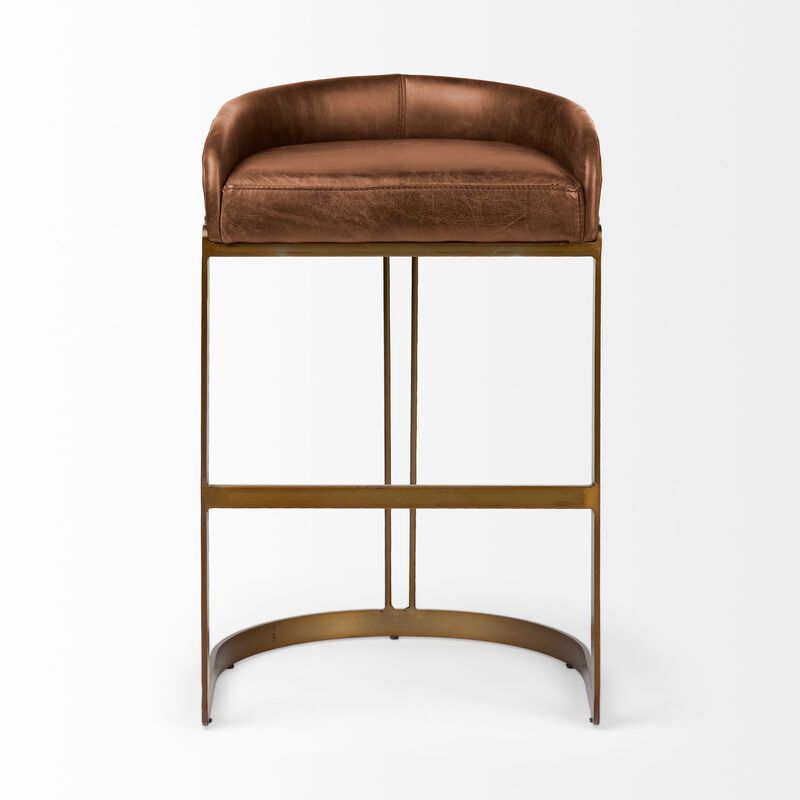 Hollyfield Leather Stool