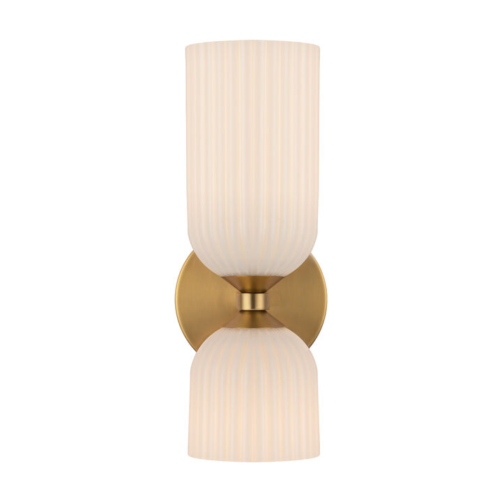 Nelly 12-in Socket Damp-Rated Wall/Vanity Light
