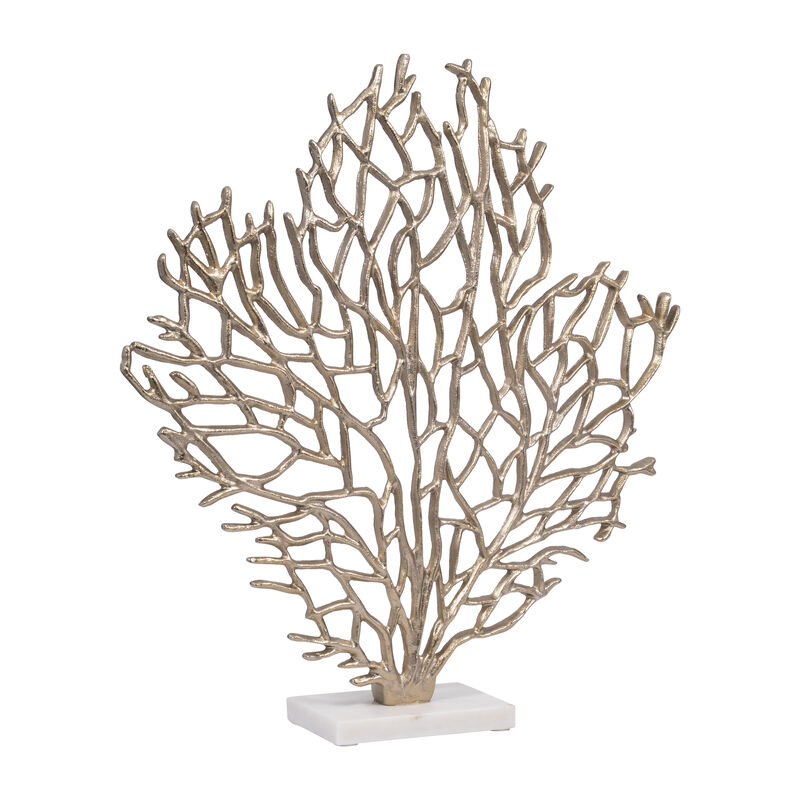 21" Coral on Marble Base image number 1