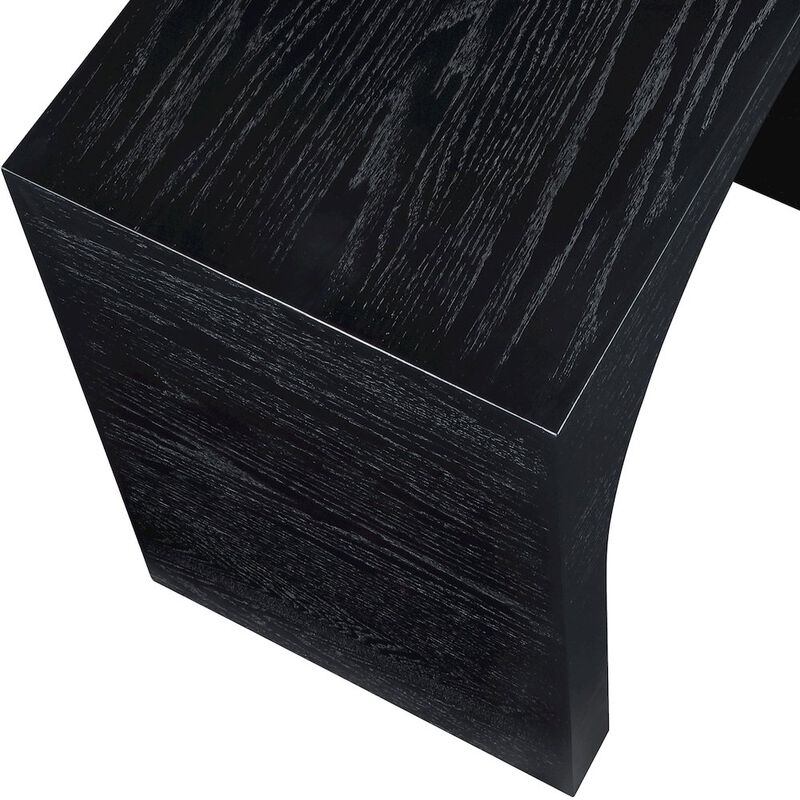 Meridian Furniture June Black Oak Console Table