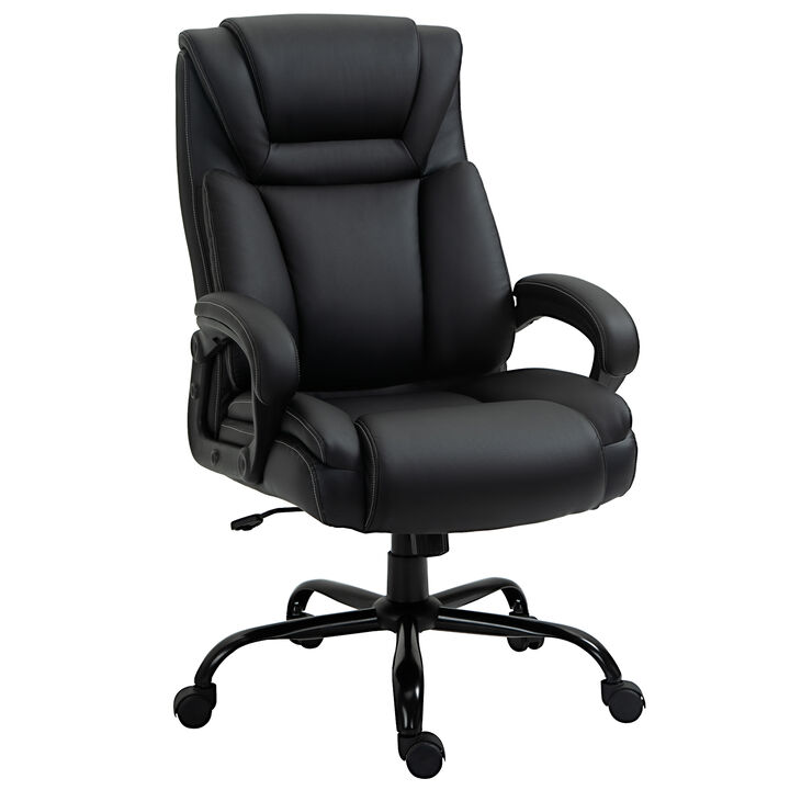 Hivvago Wide Seat Big and Tall Office Chair with Swivel