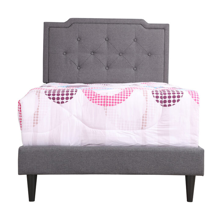 Deb Jewel Tufted Twin Panel Bed