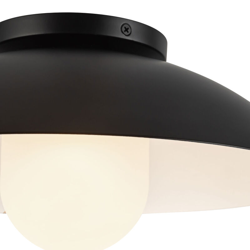 Umbra 14 in Semi Flush Mount with Glass Diffuser image number 4