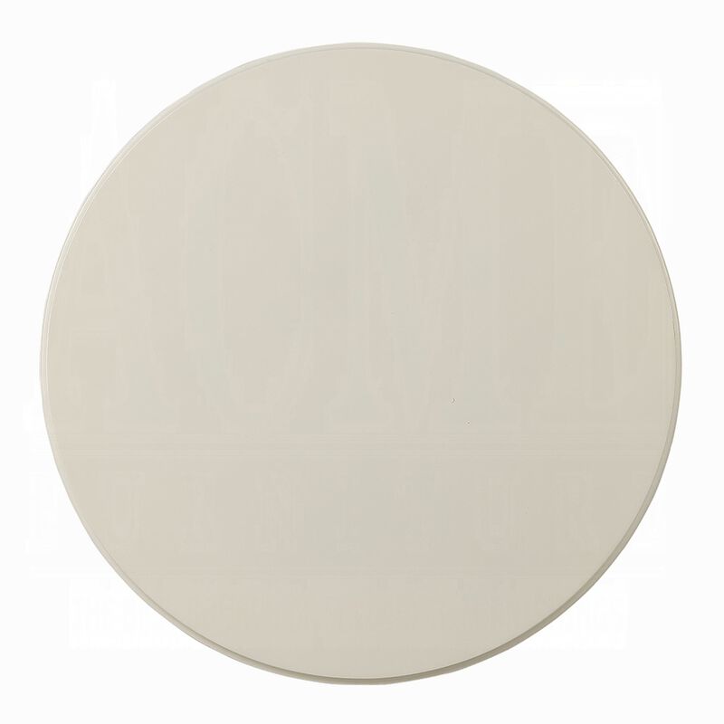 Astonishing Side Table With Round Top, White image number 4