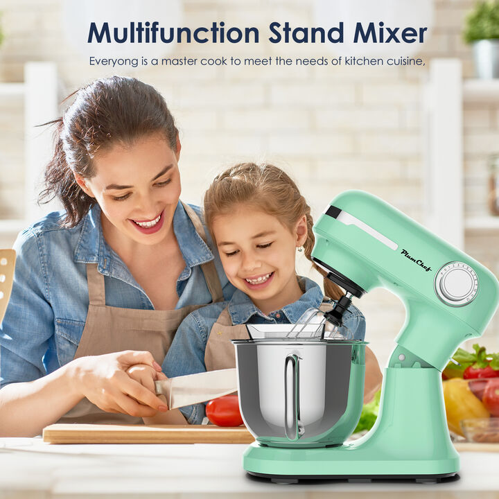 5.5QT Electric Stand Mixer, 12-Speed Tilt-Head Food Mixer, 350W Dough Mixer with Dishwasher Safe Stainless Steel Bowl