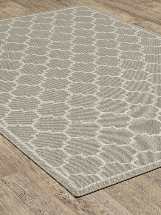Portofino 3'3" x 5' Grey Rug