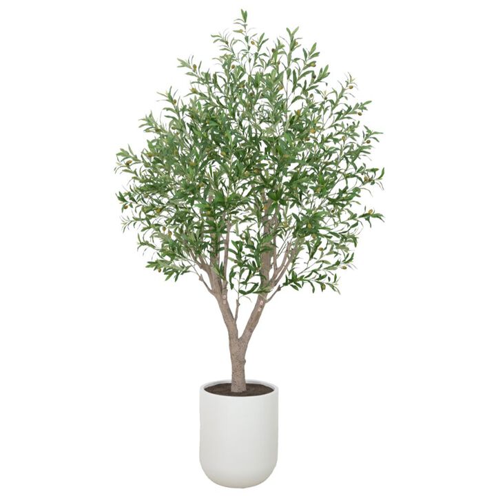 8' Artificial Olive Tree