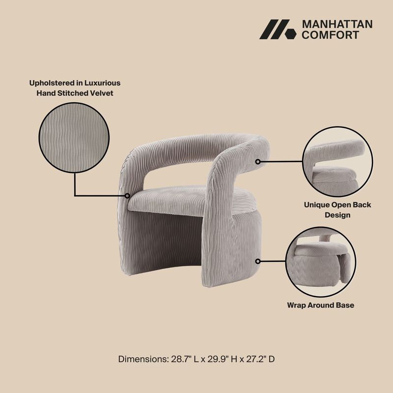 Corvette Gray Dining Chair