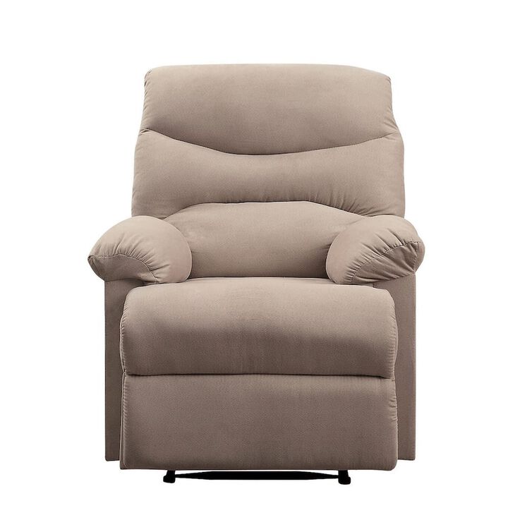 Plethoria Home Pillow Top Arms Recliner with Tufted Back