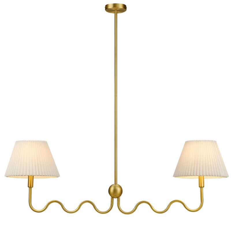 Wave Squiggle 2-Arm Pendant Light image number 7