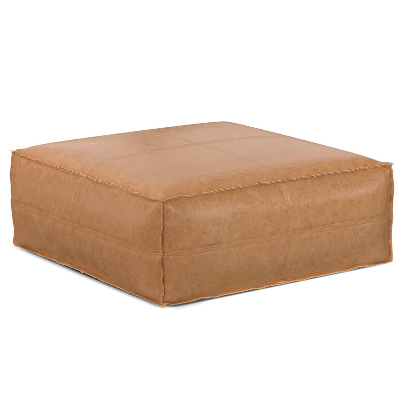 Simpli Home Brody Extra Large Coffee Table Pouf image number 0