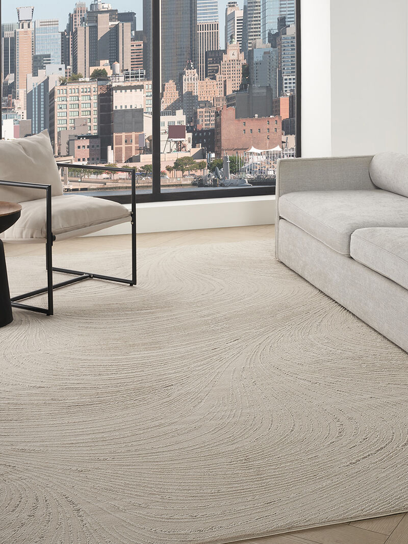 Central Park West CEP02 Beige 9' x 12' Rug