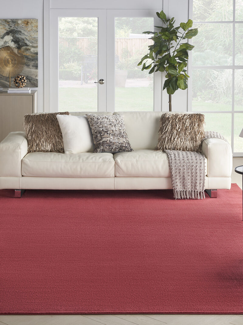 Nourison Essentials NRE01 Brick Red 9' x 12' Rug