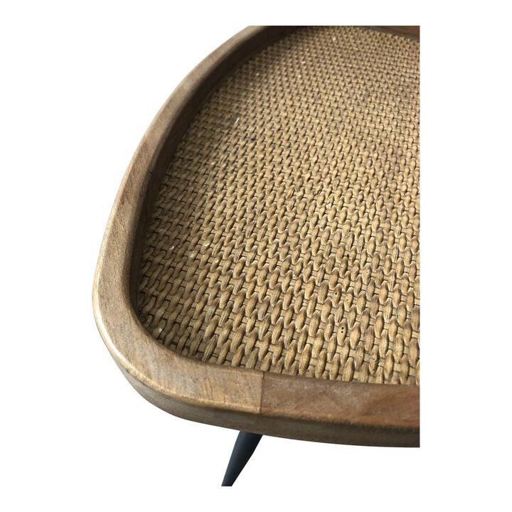 Moe's Home Collection Rollo Rattan Side Table