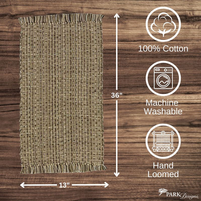 Park Designs Tweed Expresso Table Runner 54'' L image number 2