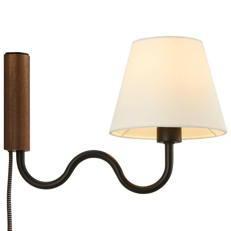 Sunlit Squiggle Arm Wall Sconce image number 8