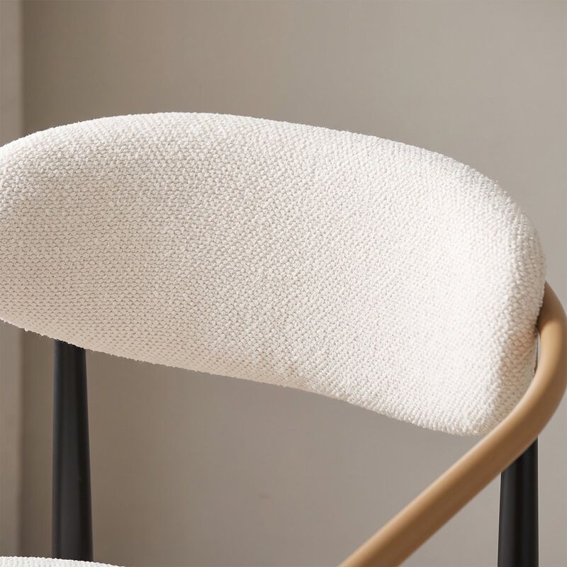 COLAMY MATRIX 19.5'' Upholstered Dining Chairs with Arms image number 5