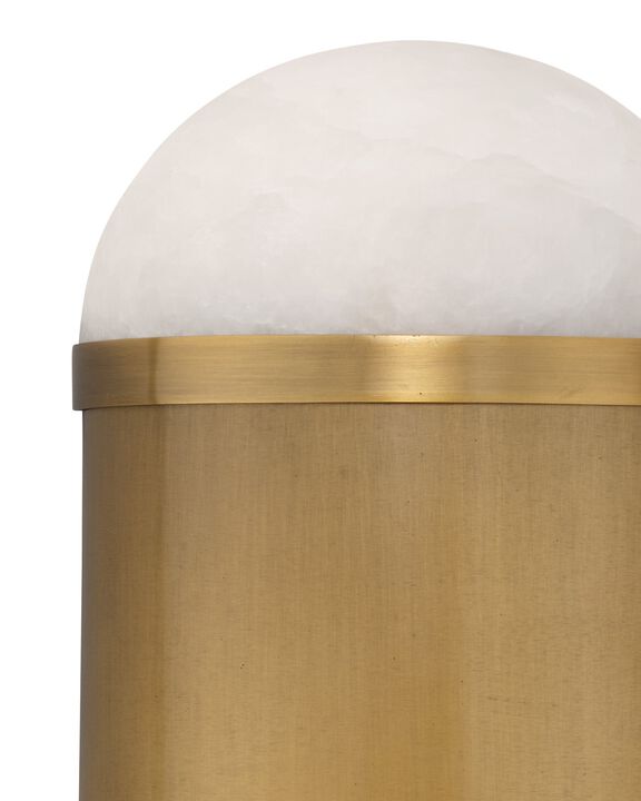 Remedy Alabaster 2-Light Wall Sconce
