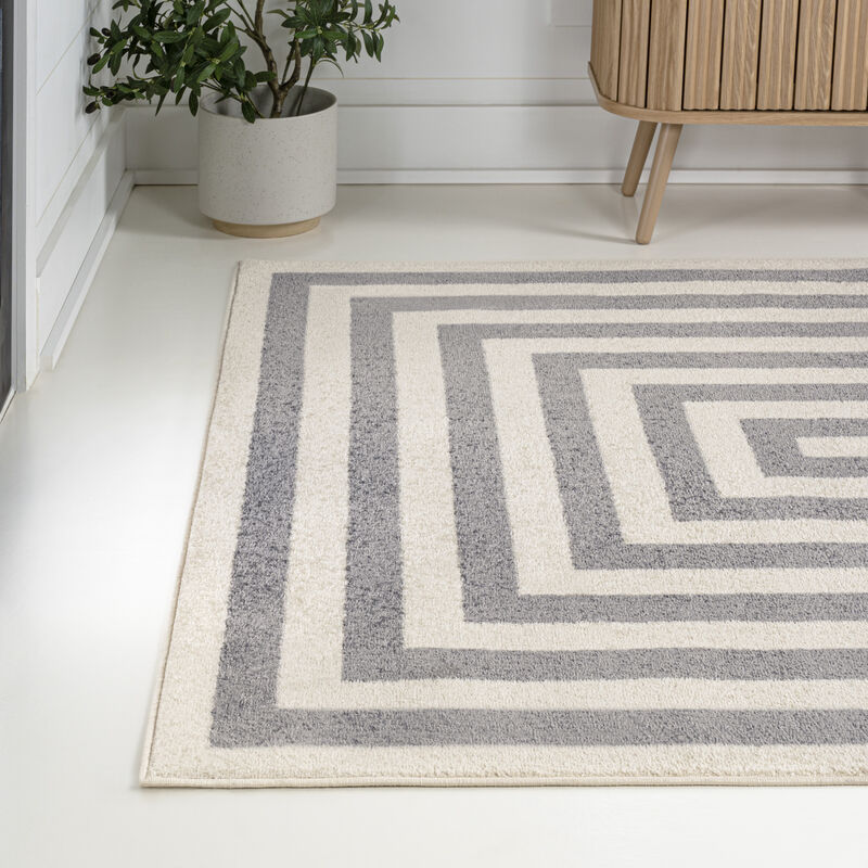 Bandol Modern Classic Mitre Stripe Area Rug