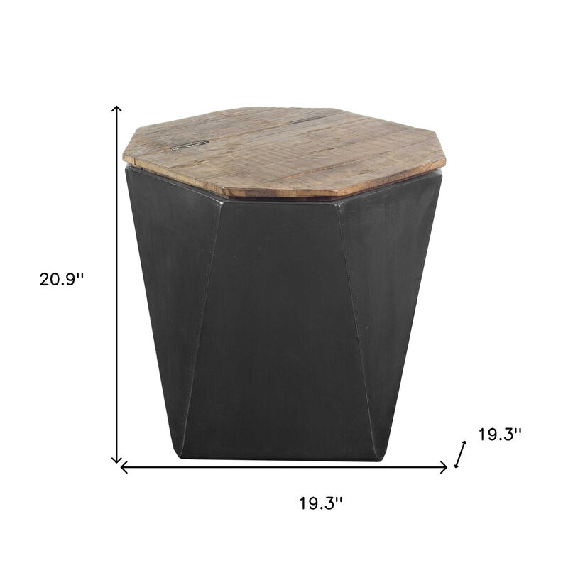 Square Solid Wood End Table &ndash; Simple Lines, Strong Presence