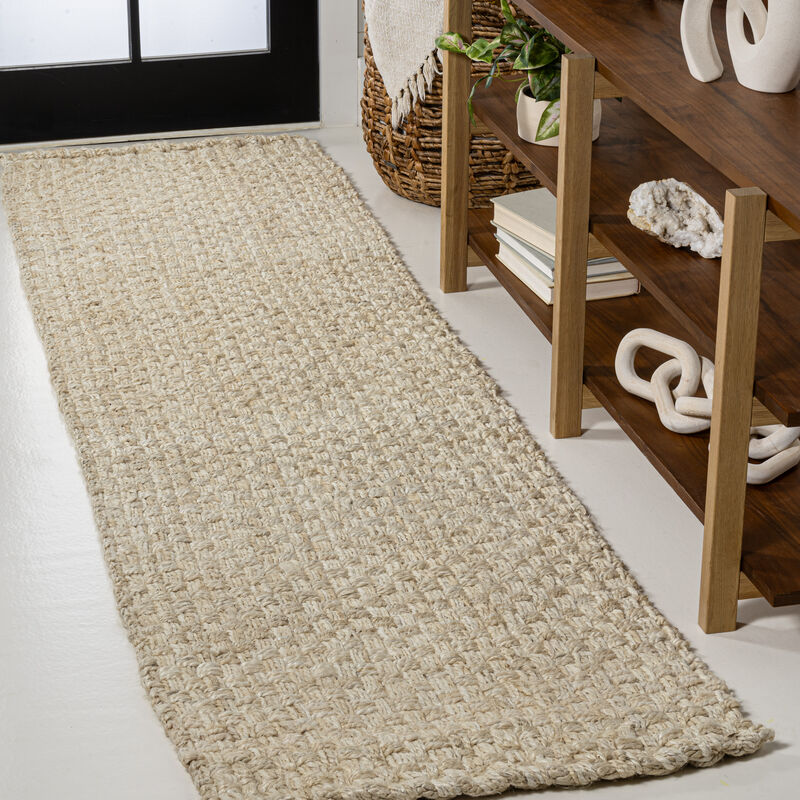 Estera Hand Woven Boucle Chunky Jute Ivory Rug