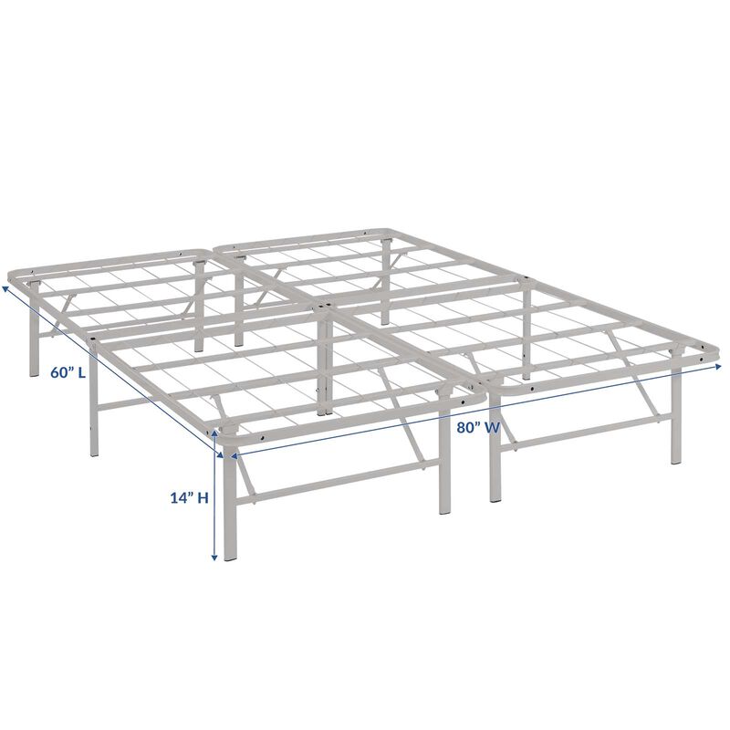 Modway - Horizon Queen Stainless Steel Bed Frame image number 2