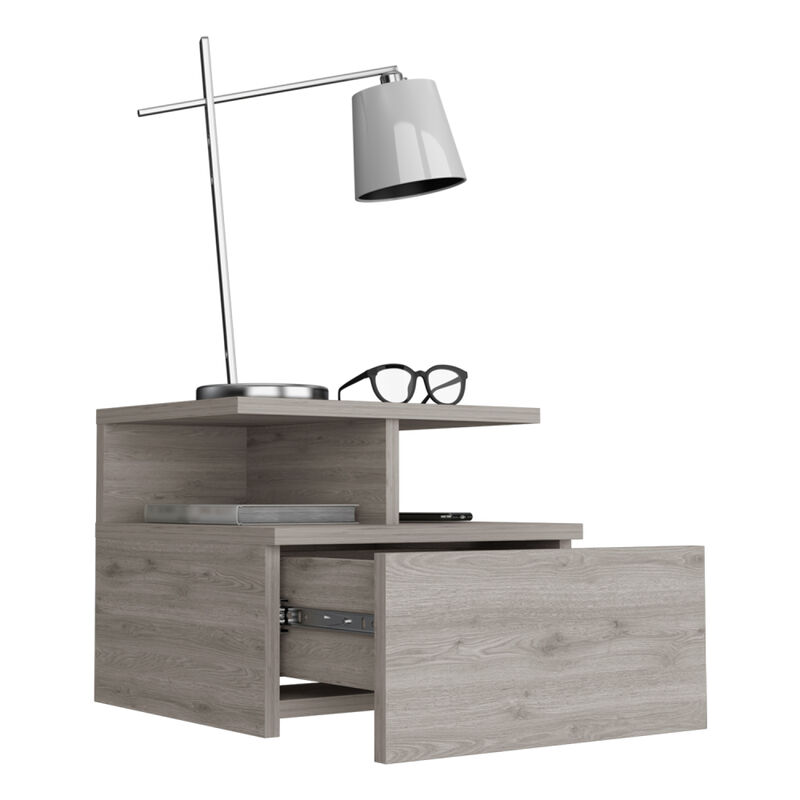 Streamdale Floating Nightstand Flopini, One Drawer, Light Finish image number 6