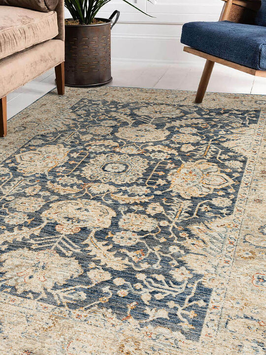 Bergama BE8 Navy 7'10" x 10' Rug