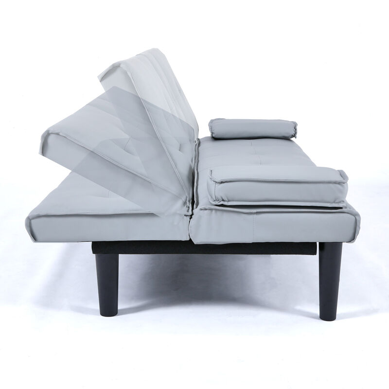 Malwin PVC multi-functional sofa bed image number 5