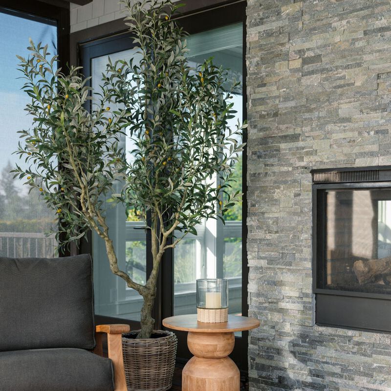 8' Faux Olive Tree image number 2