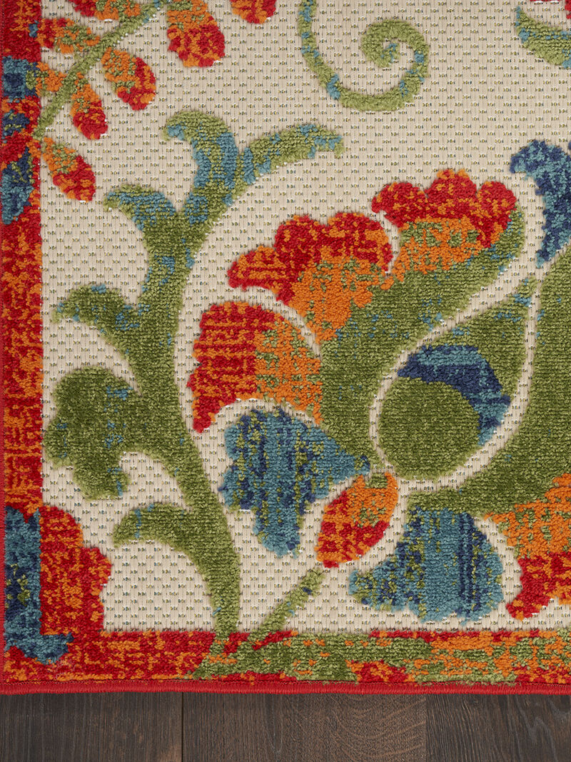 Aloha ALH17 Red/Multicolor 10' x 14' Rug