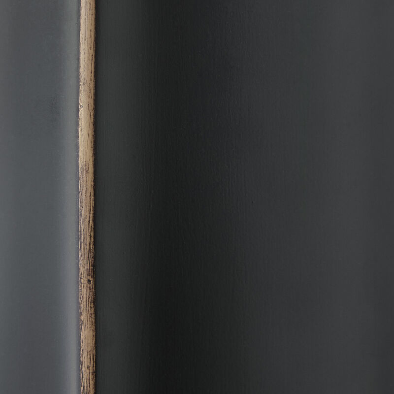 Troy 16 Inch Flower Vase, Home Decor Accessory Piece, Black Polyresin - Benzara