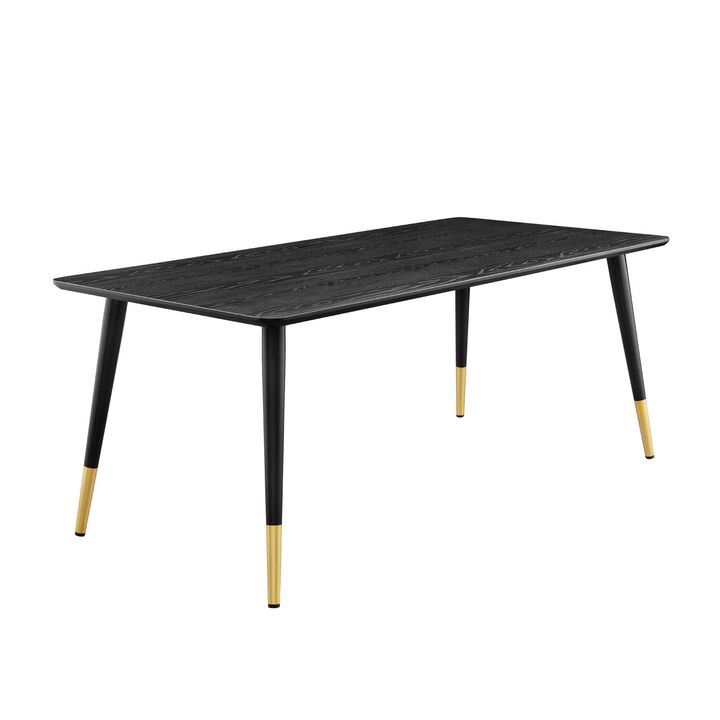 Modway - Vigor 71" Rectangular Dining Table Black