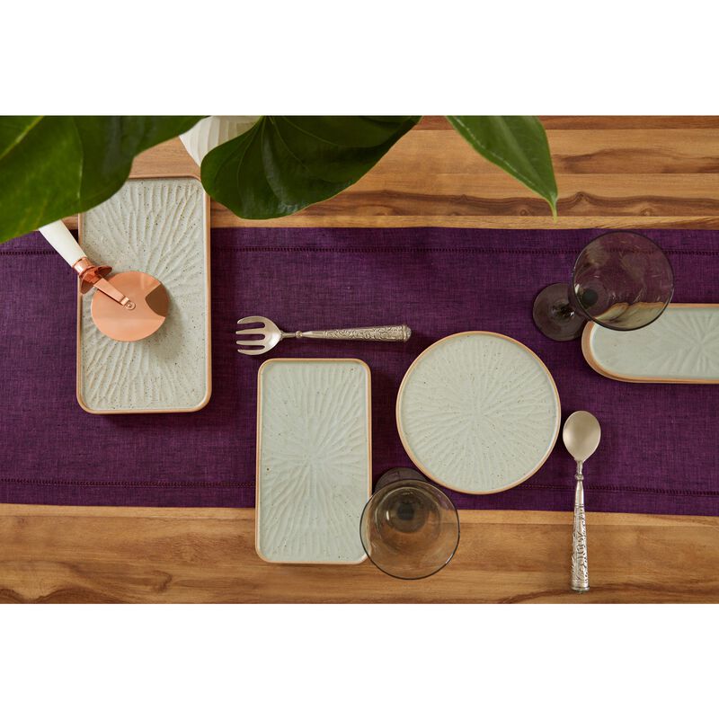 Solino Home Milan 100% Linen Table Runner &ndash; Handcrafted, Machine Washable, Perfect for Holiday and Everyday Dining