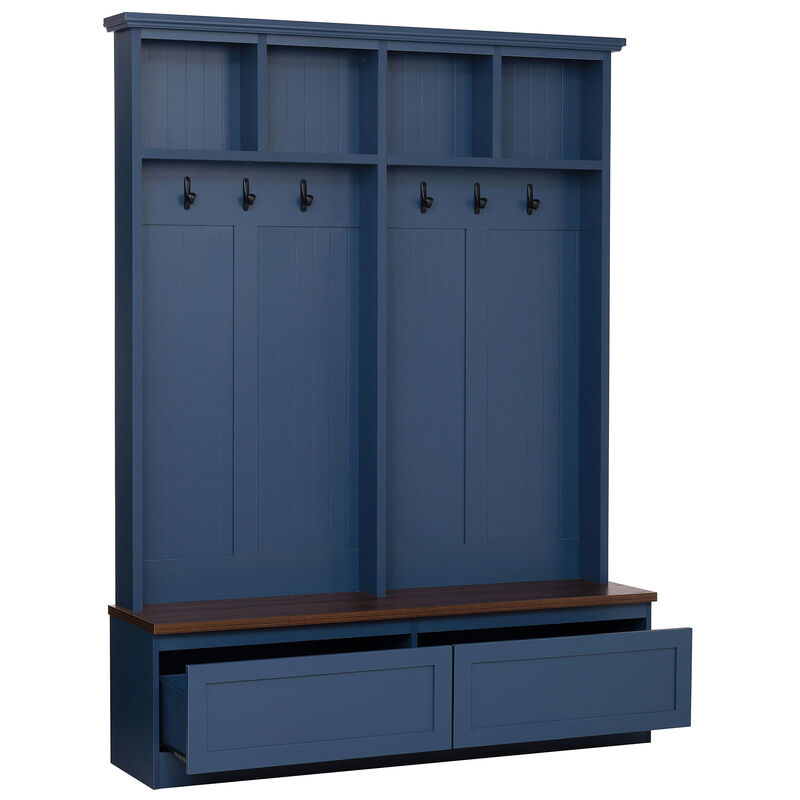 Farmhouse 4-in-1 Entryway Organizer image number 0