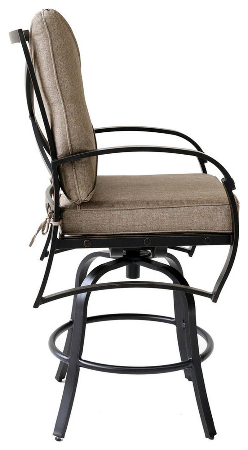 Bar Chair with Back and Seat Cushion
