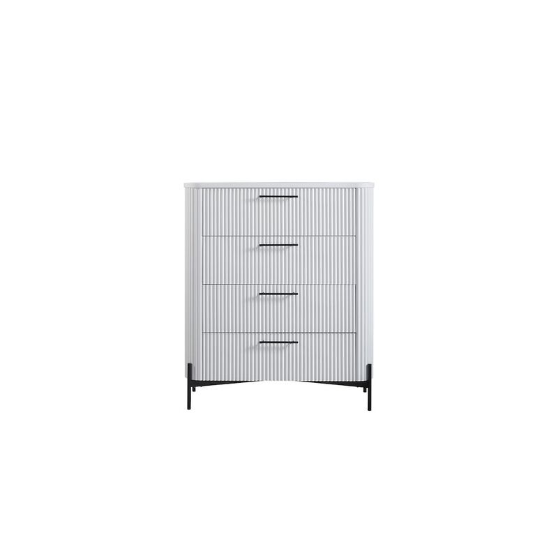 Fisher Park 4 Drawer Chest - White