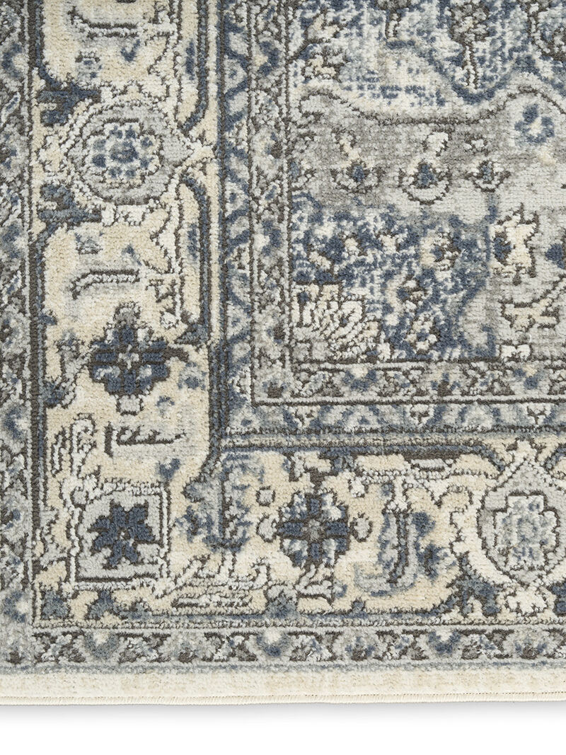 Quarry QUA18 Ivory/Navy 2'2" x 7'6 Rug