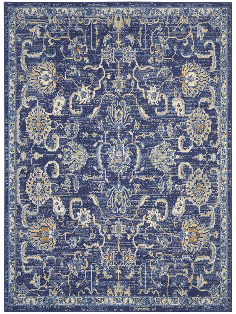 Grafix GRF24 Navy 3'9" x 5'9" Rug