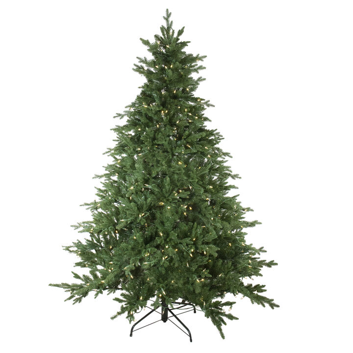 6.5' Pre-Lit Full Minnesota Balsam Fir Artificial Christmas Tree - Clear LED Lights