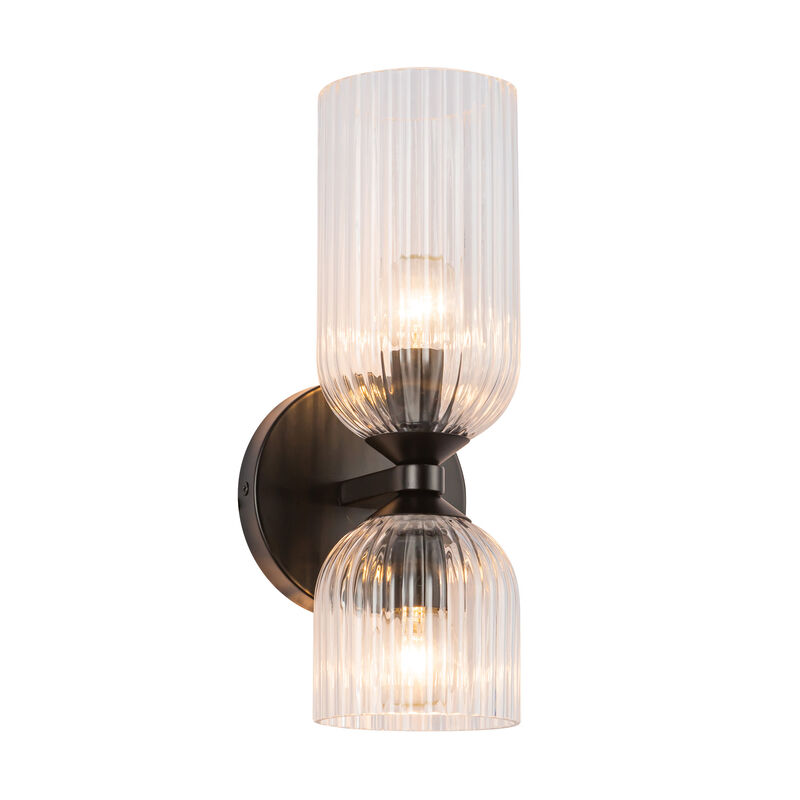 Nelly 12-in Socket Damp-Rated Wall/Vanity Light image number 4