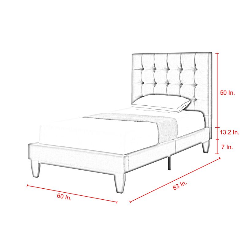 Inspired Home Sabina Platform Bed